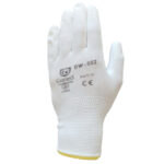 Rękawice poliuretanowe białe PU DW-002
