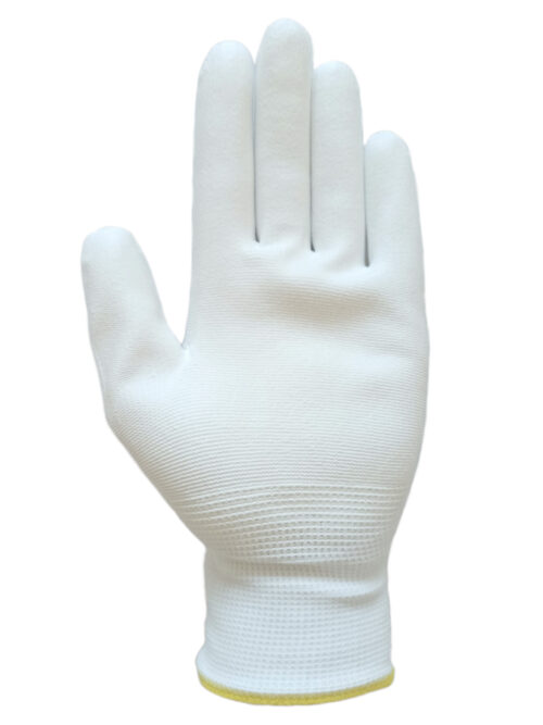 Rękawice poliuretanowe białe PU DW-002